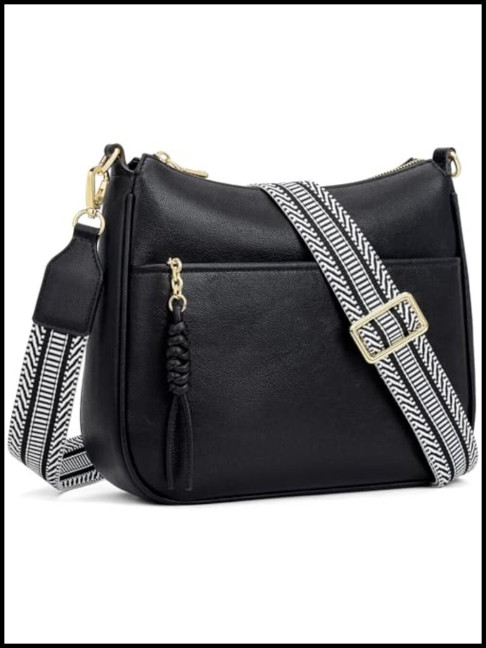 Medium Crossbody Bag for Women Vegan Leather Purse